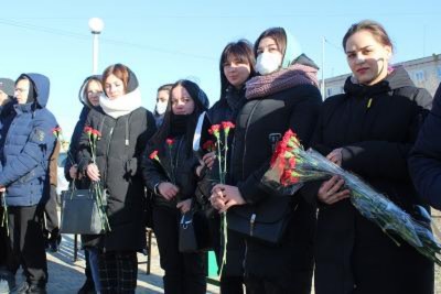 Студенты СФ ВолгГТУ на митинге, посвящённому 32-х летию вывода советских войск из Афганистана