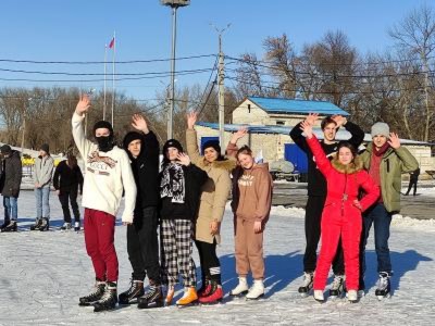 24 января для студентов Себряковского филиала ВолгГТУ состоялось мероприятие на льду
