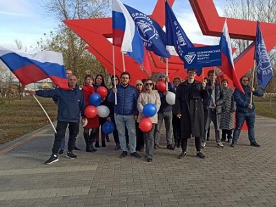 Студенты СФ ВолгГТУ приняли участие в городской акции - шествии 