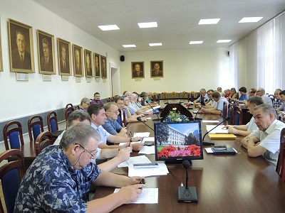 На заседании приемной комиссии были подведены итоги первого этапа зачисления в опорный университет